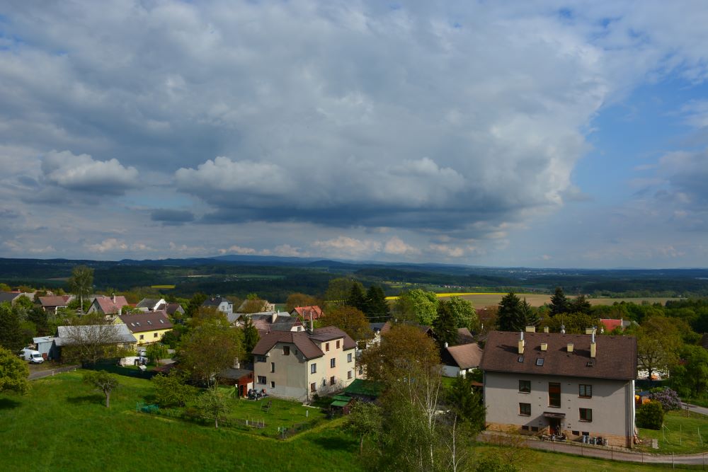 výhled ze Žernova