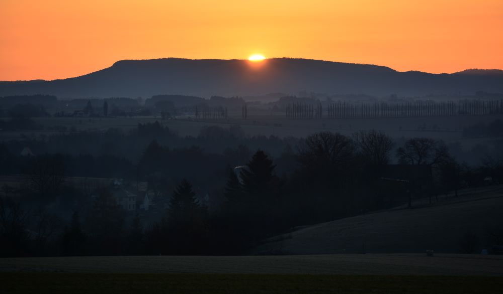 východ Slunce nad Borem