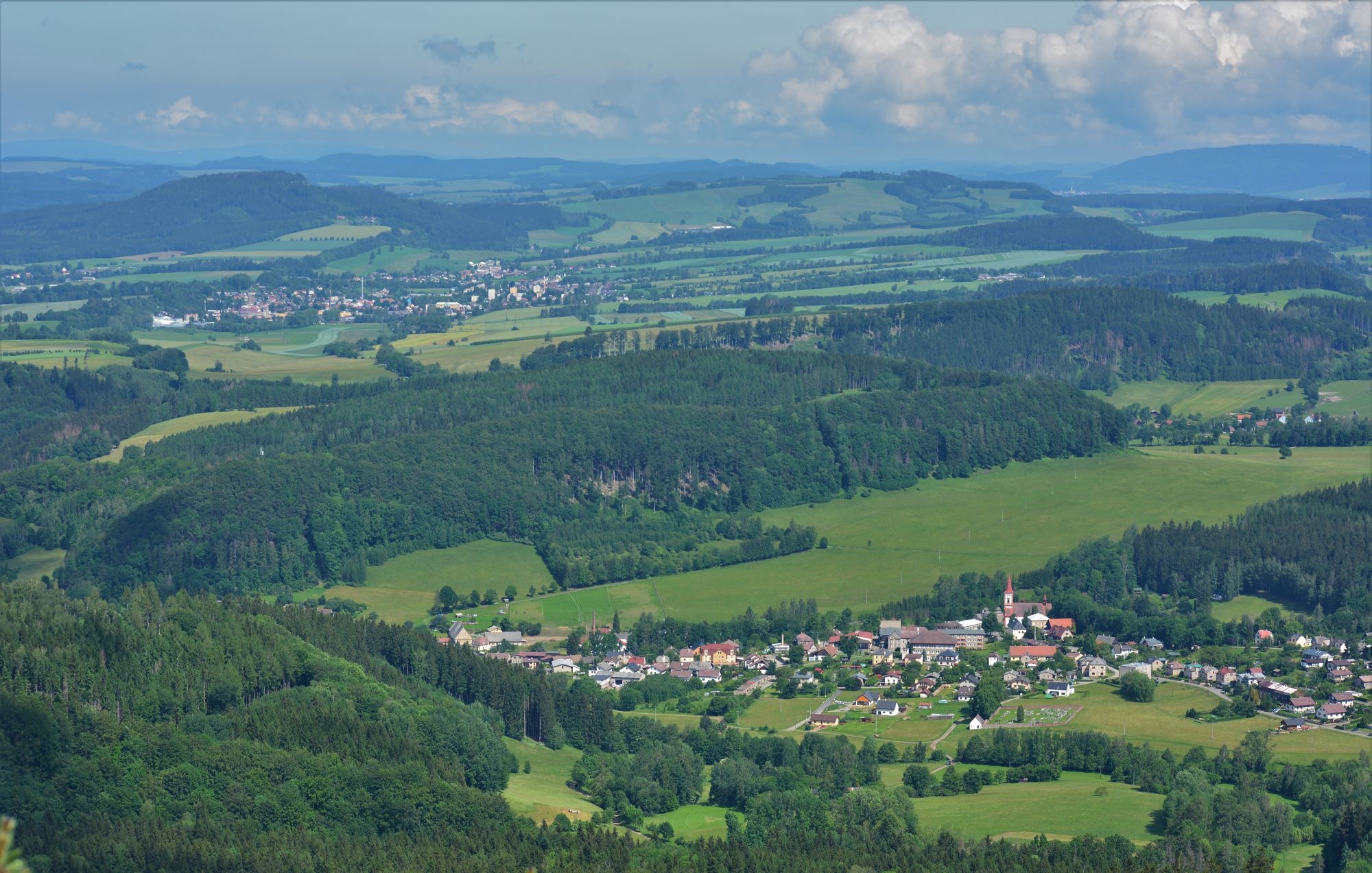 pohled z Boru 