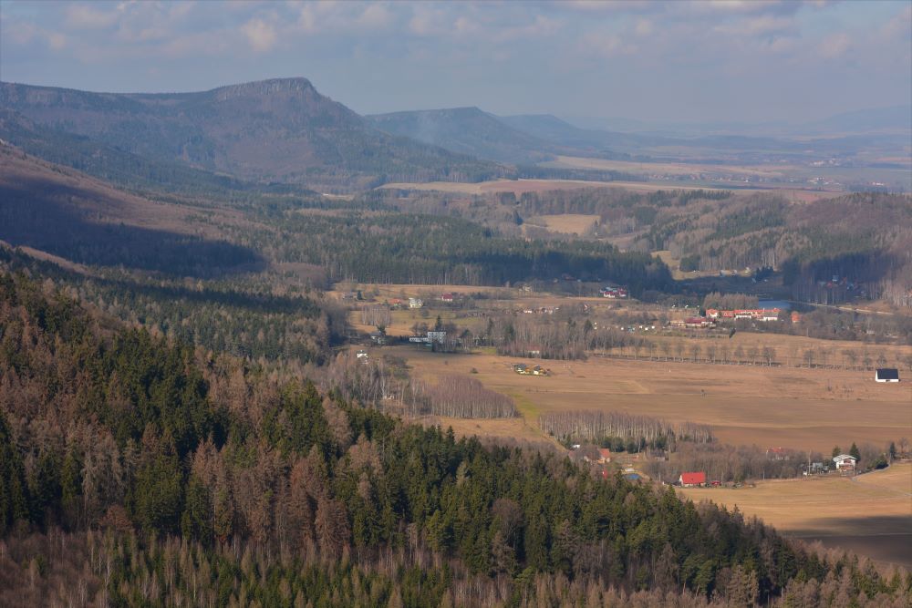 pohled z Radkovských skal